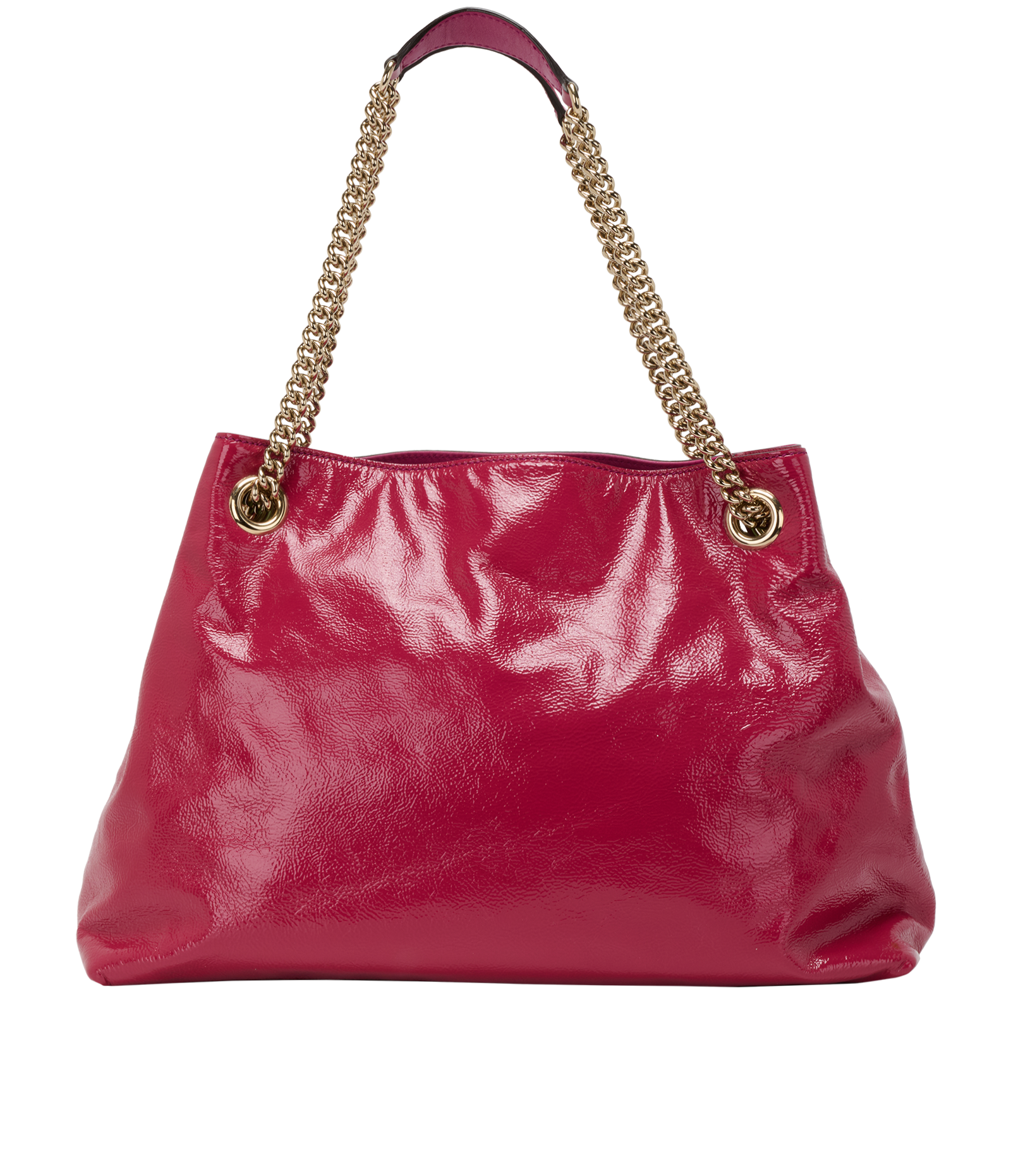 Medium Soho Tassel Hobo, &pound;650, Handbags, Pink, Patent Leather, Back view